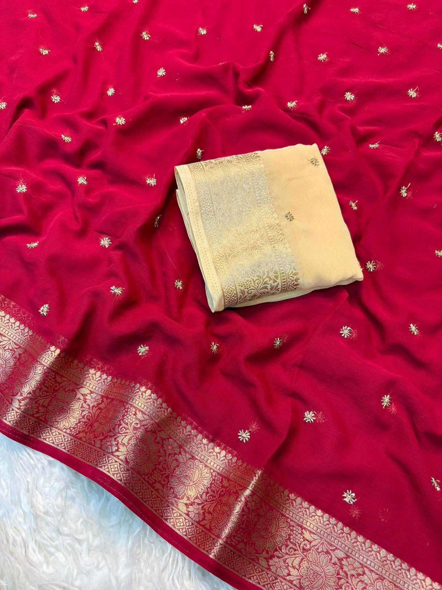 Chiffon Designer Saree