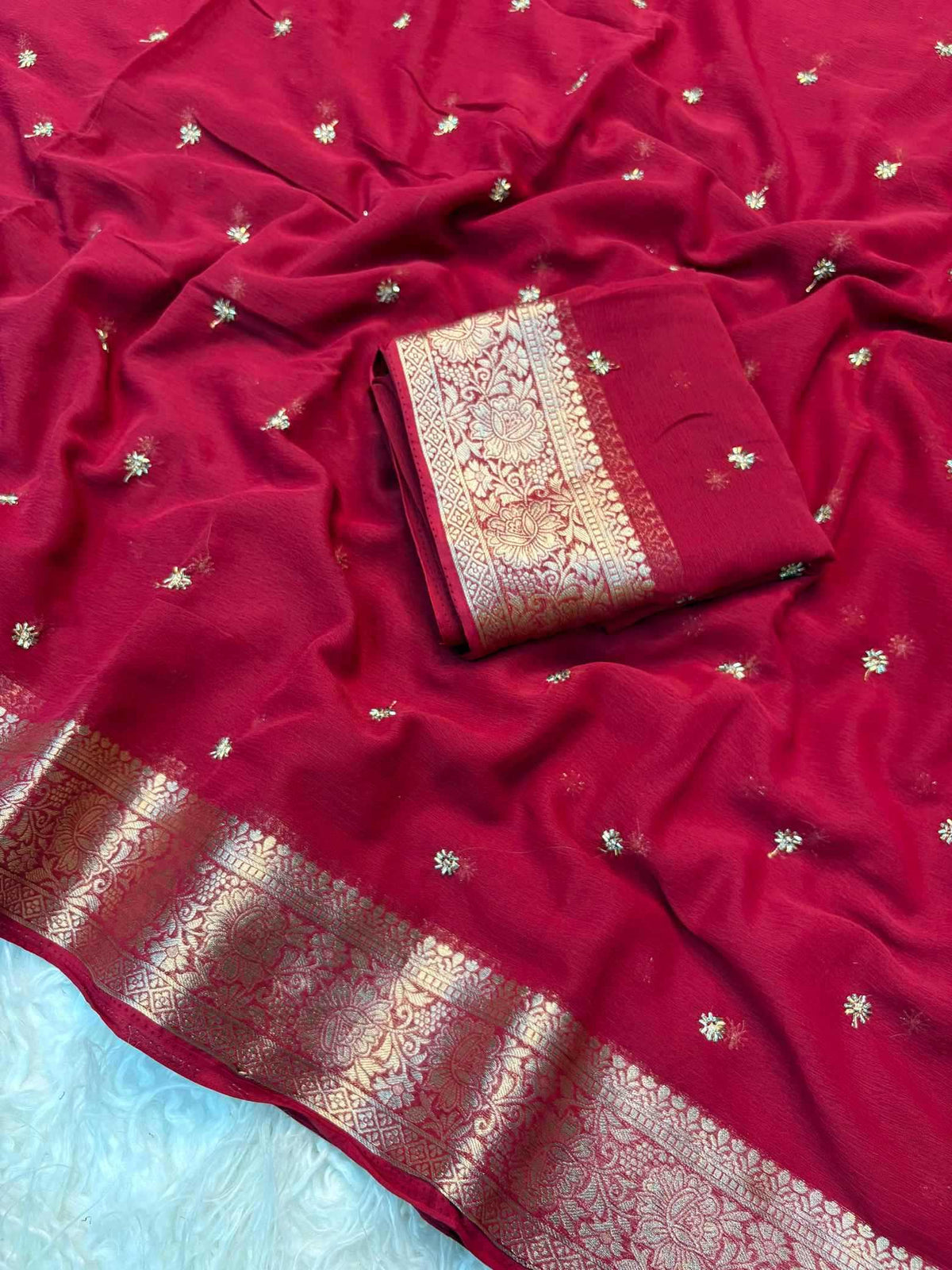 Chiffon Designer Saree