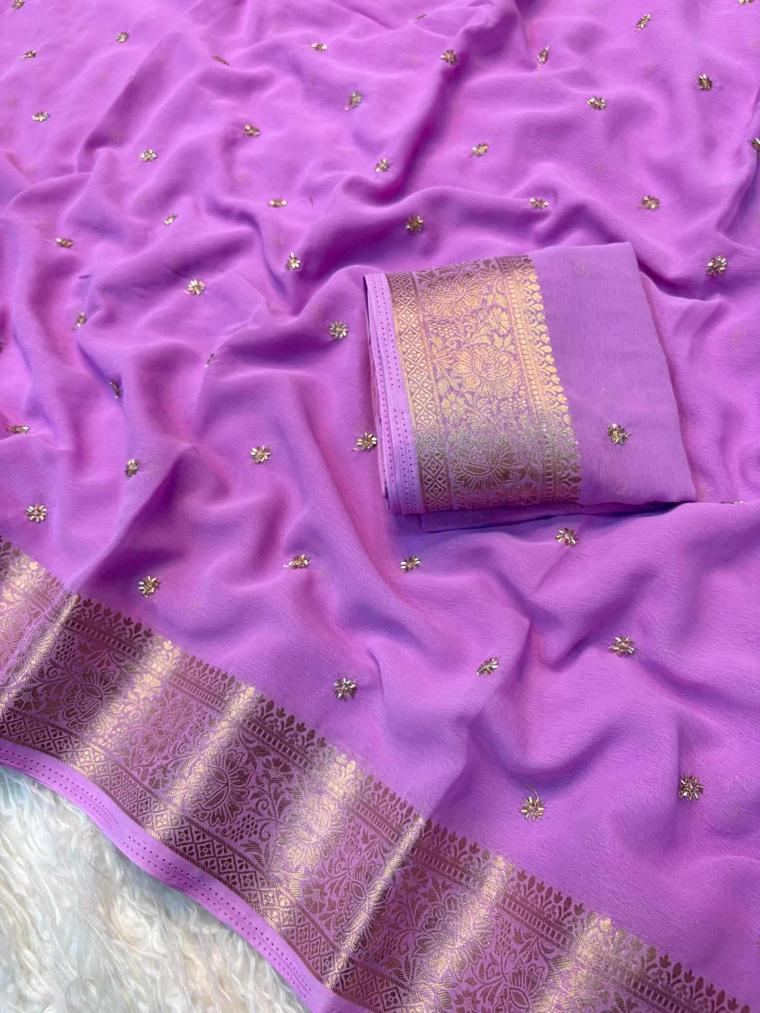 Chiffon Designer Saree