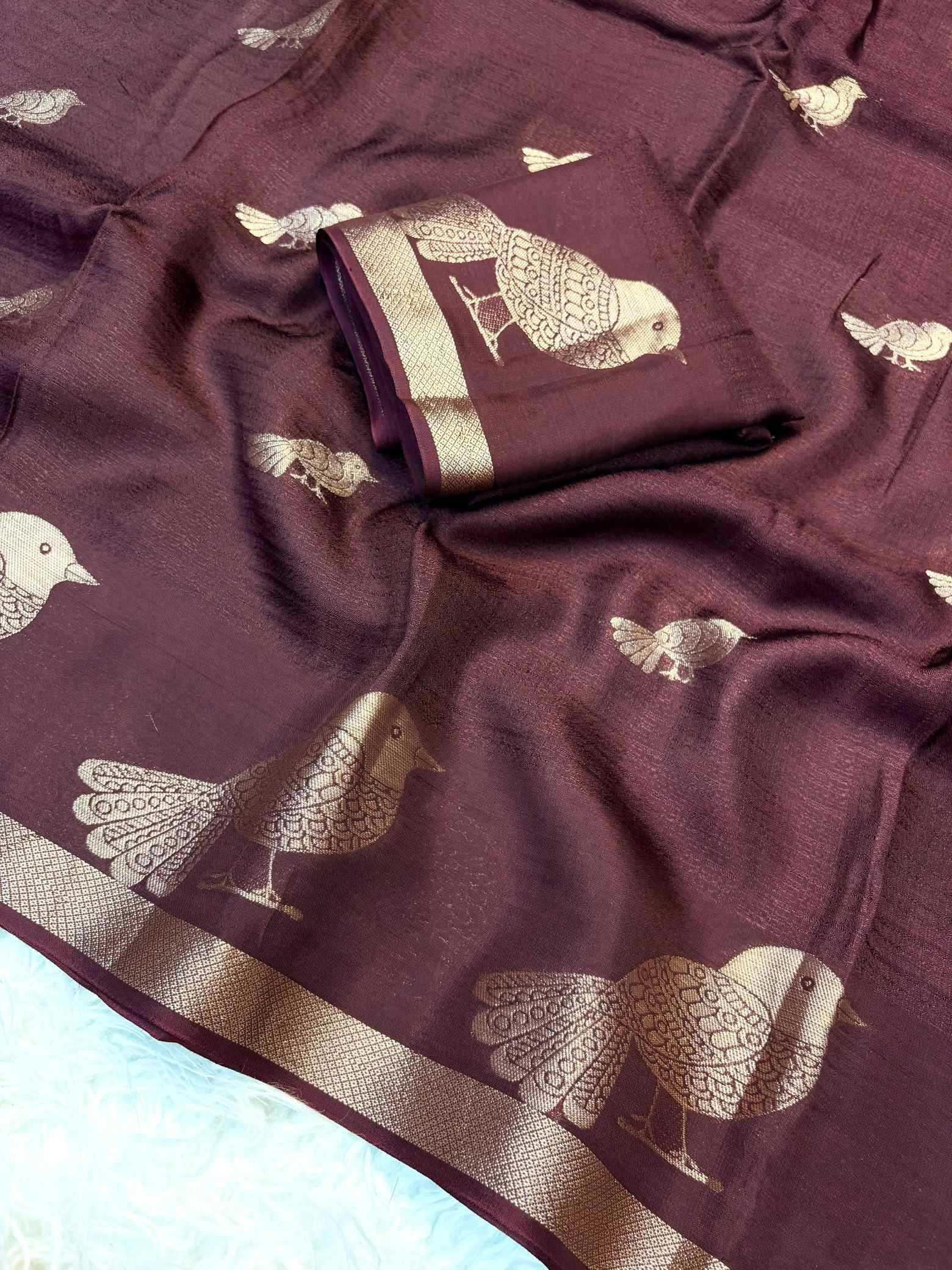Pure Viscos Designer Saree