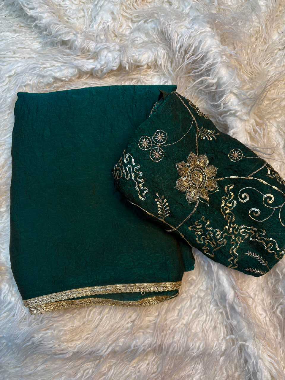 Satin Designer Saree