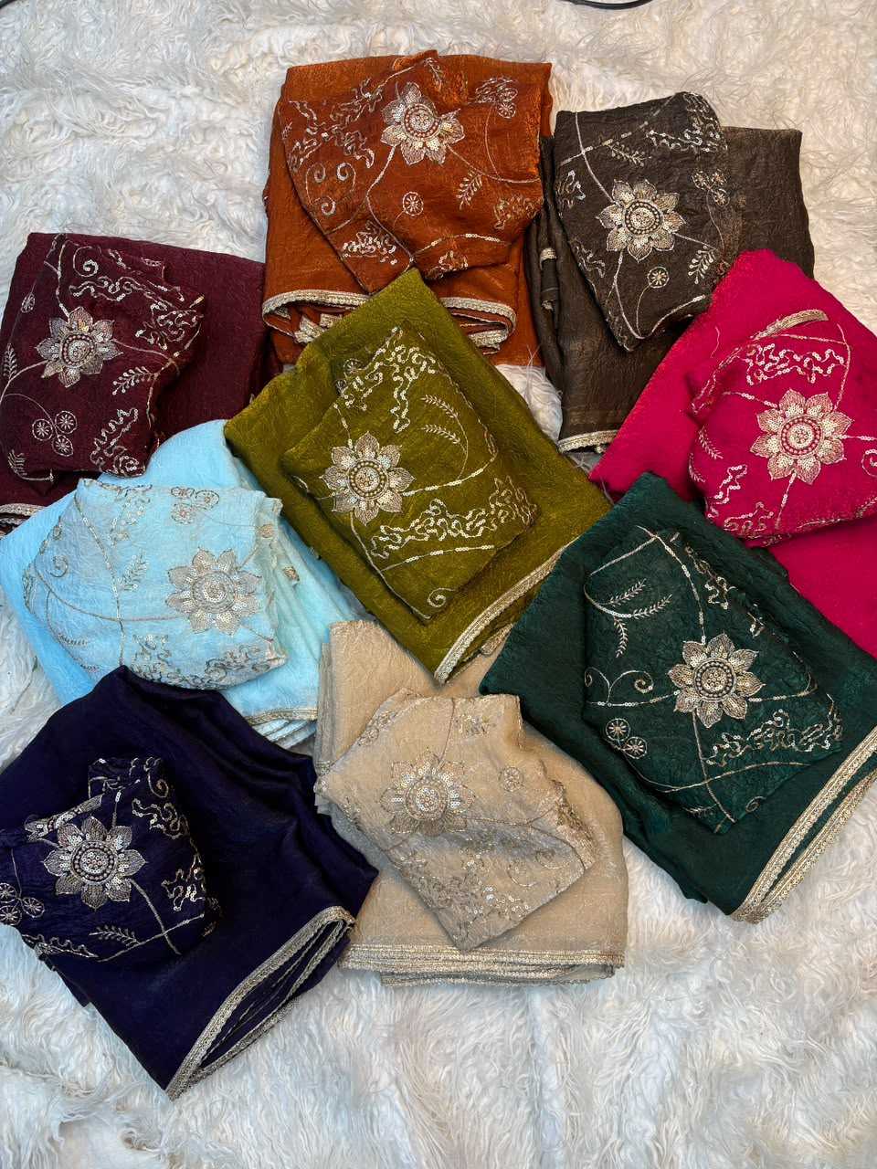Satin Designer Saree