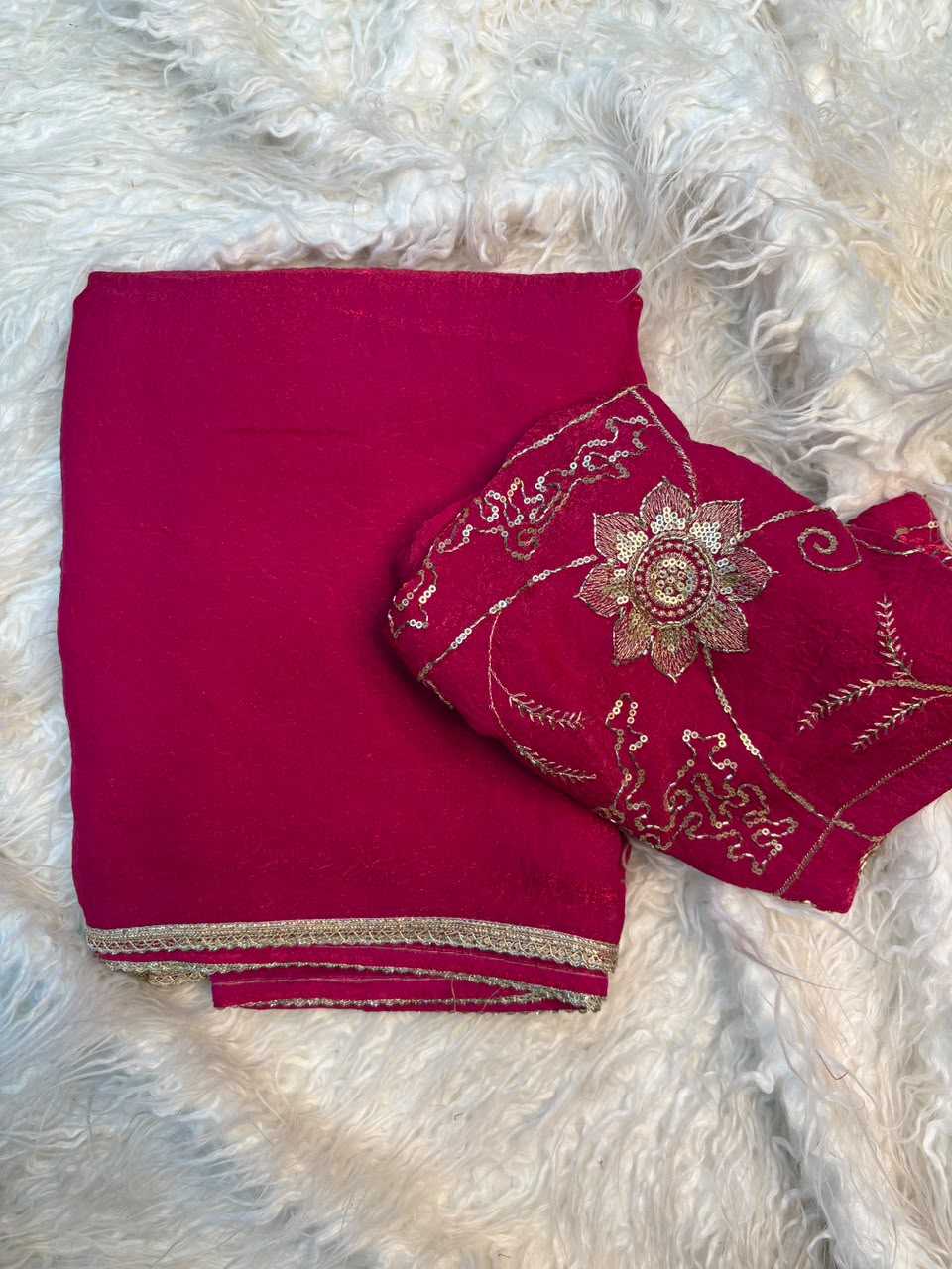Satin Designer Saree