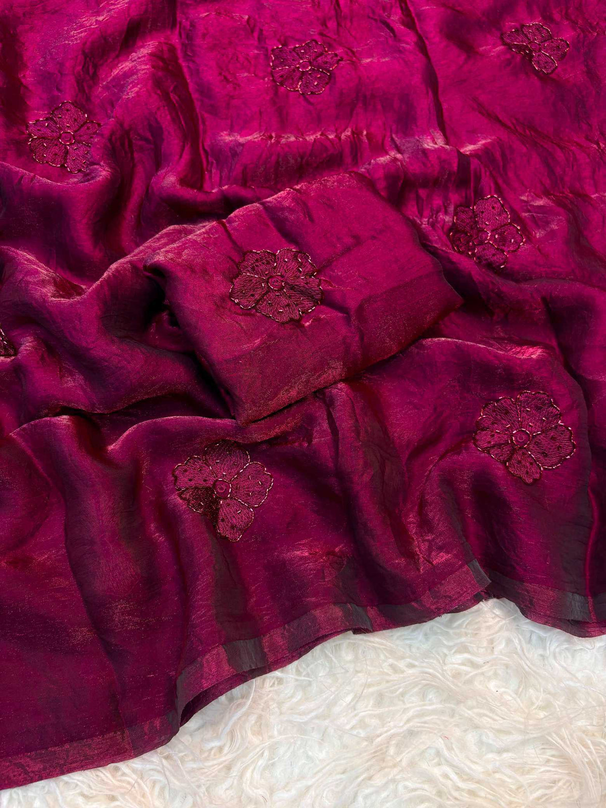 Space Silk Party Wear Saree