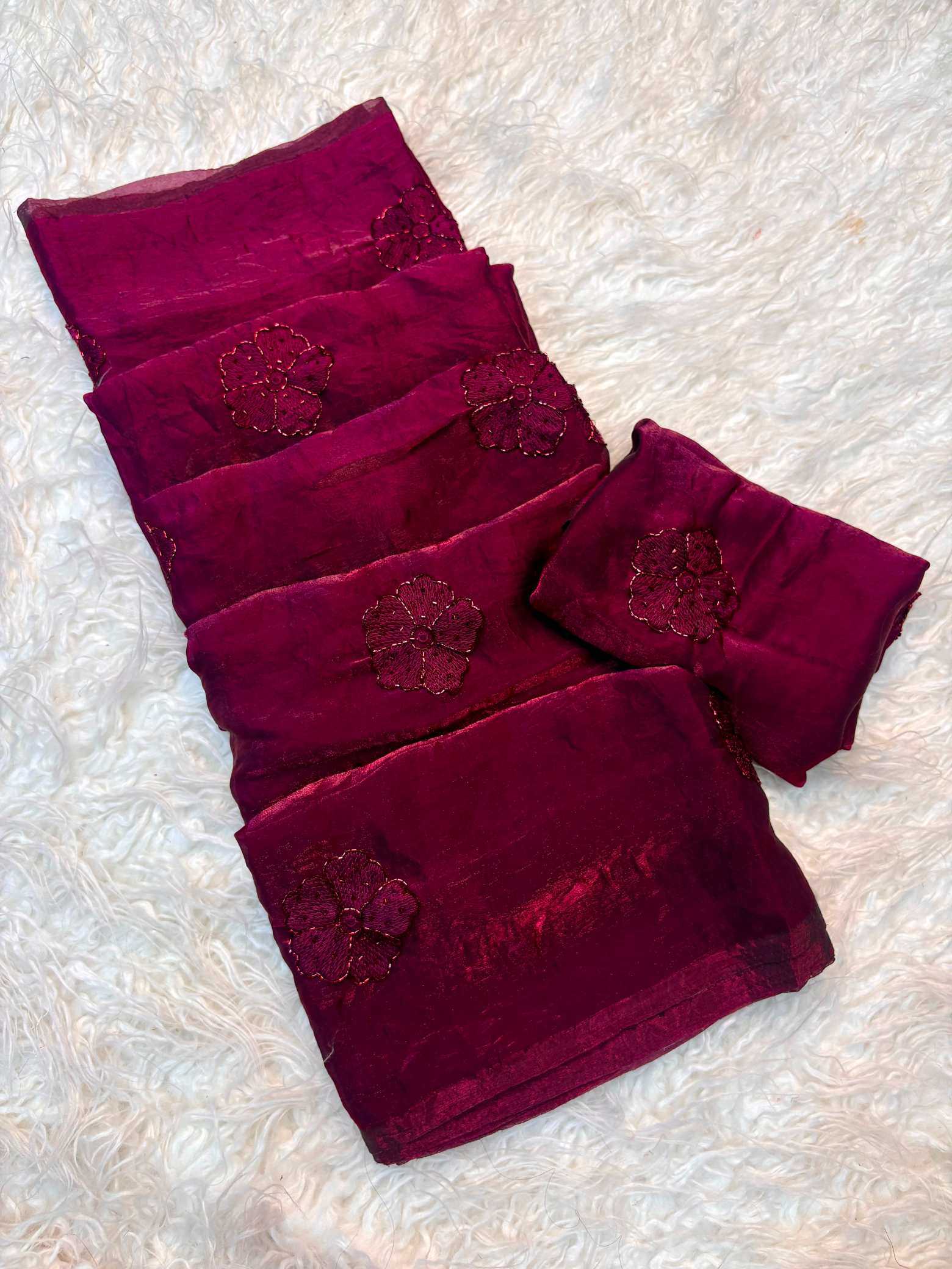 Space Silk Party Wear Saree