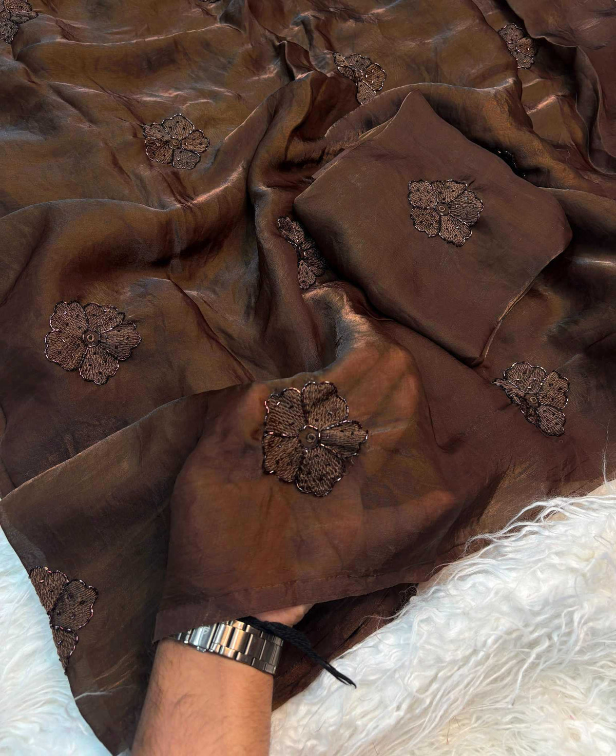Space Silk Traditional Saree