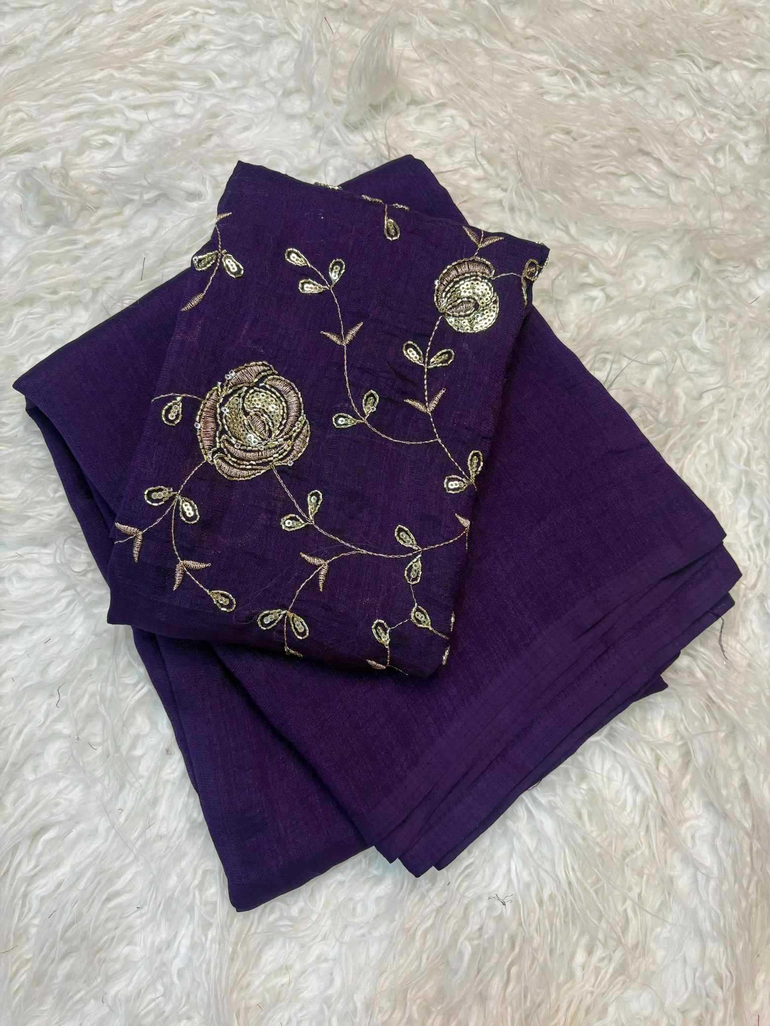Vichitra Silk Party Wear Saree