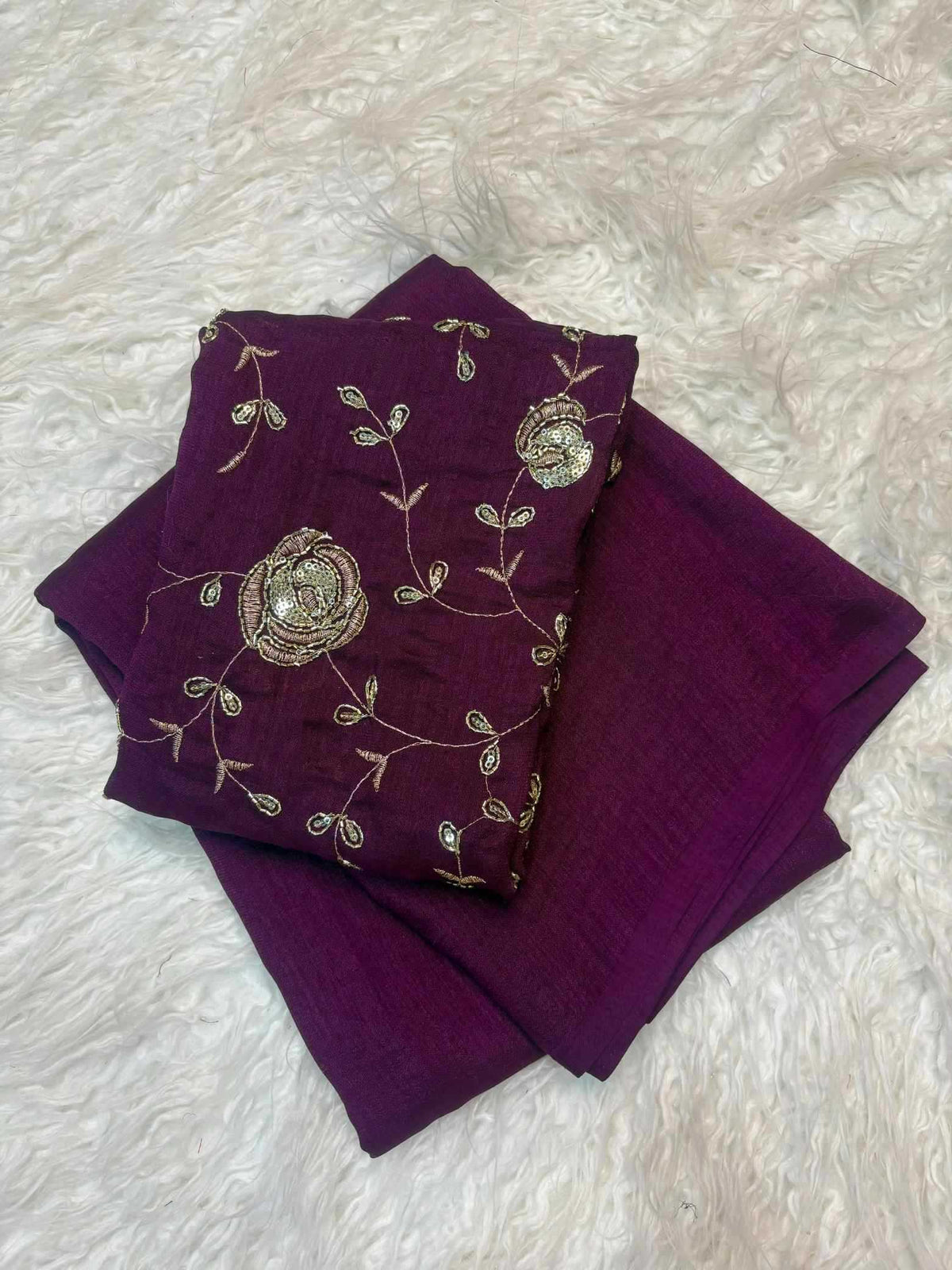 Vichitra Silk Party Wear Saree