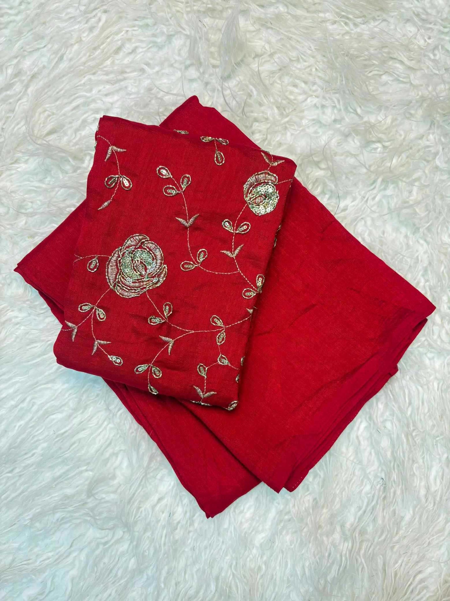 Vichitra Silk Party Wear Saree