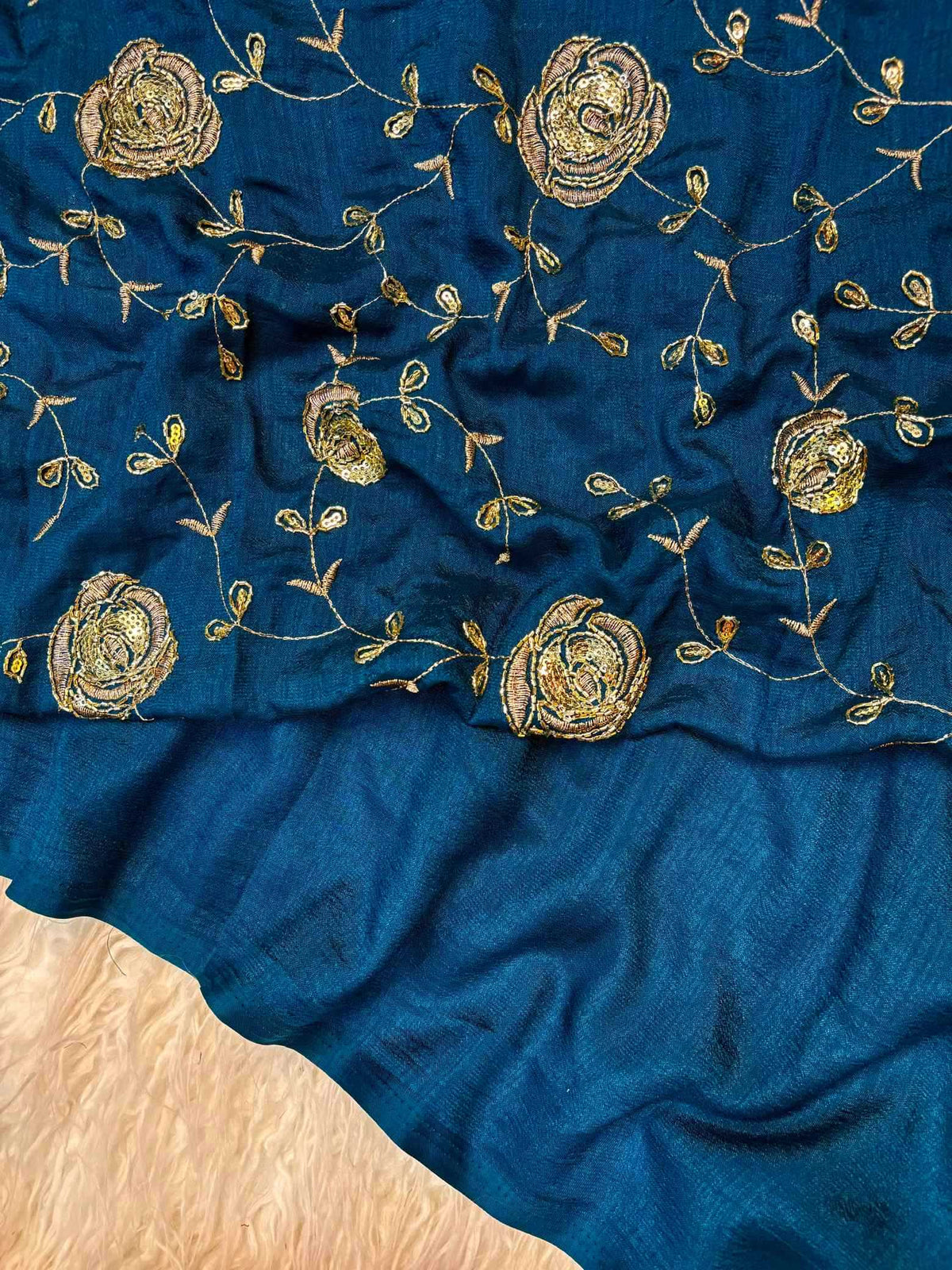 Vichitra Silk Party Wear Saree