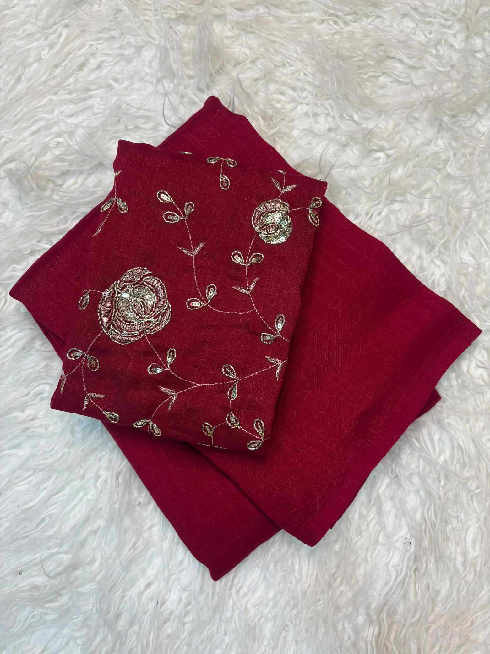 Vichitra Silk Party Wear Saree