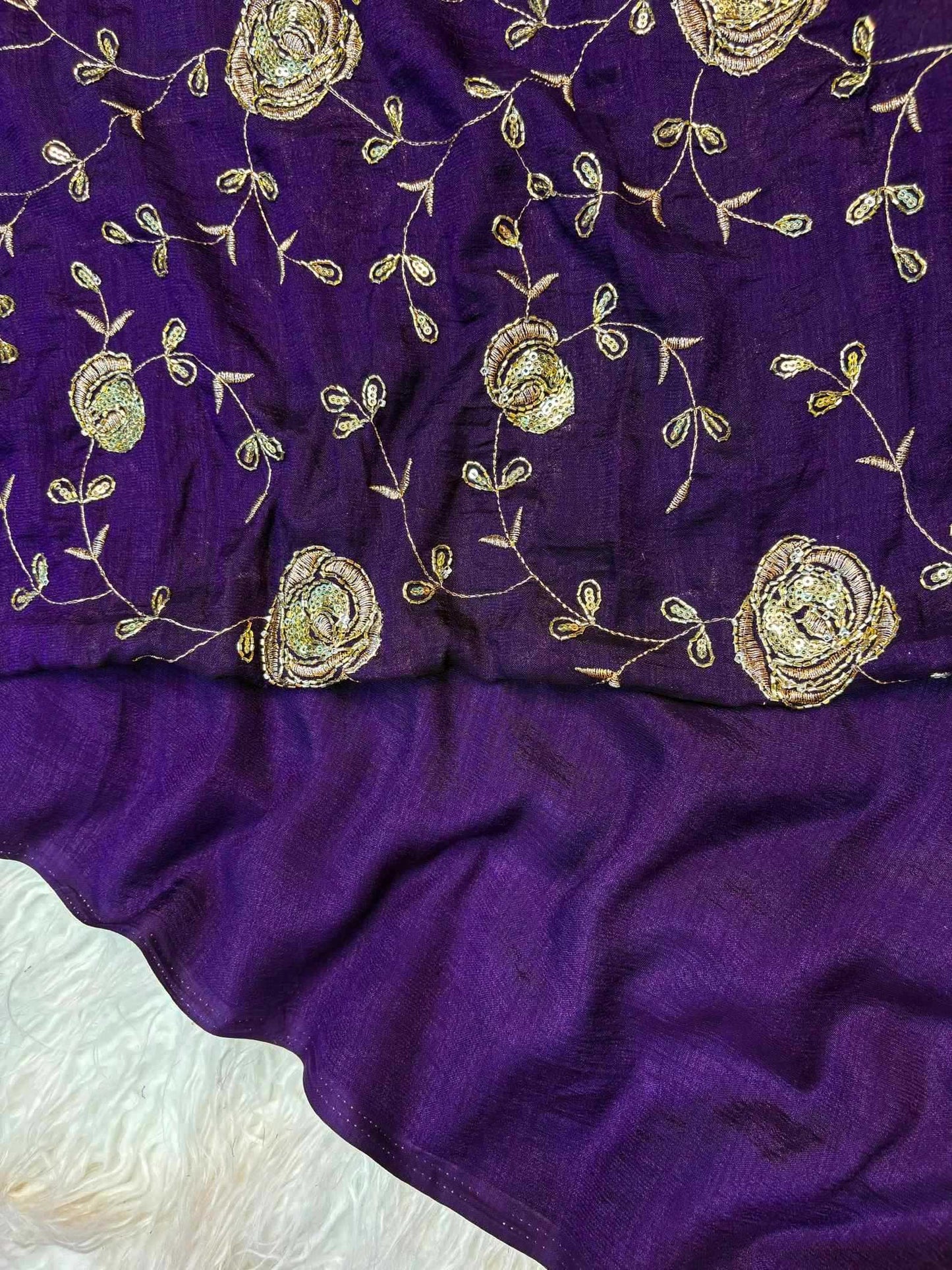 Vichitra Silk Party Wear Saree
