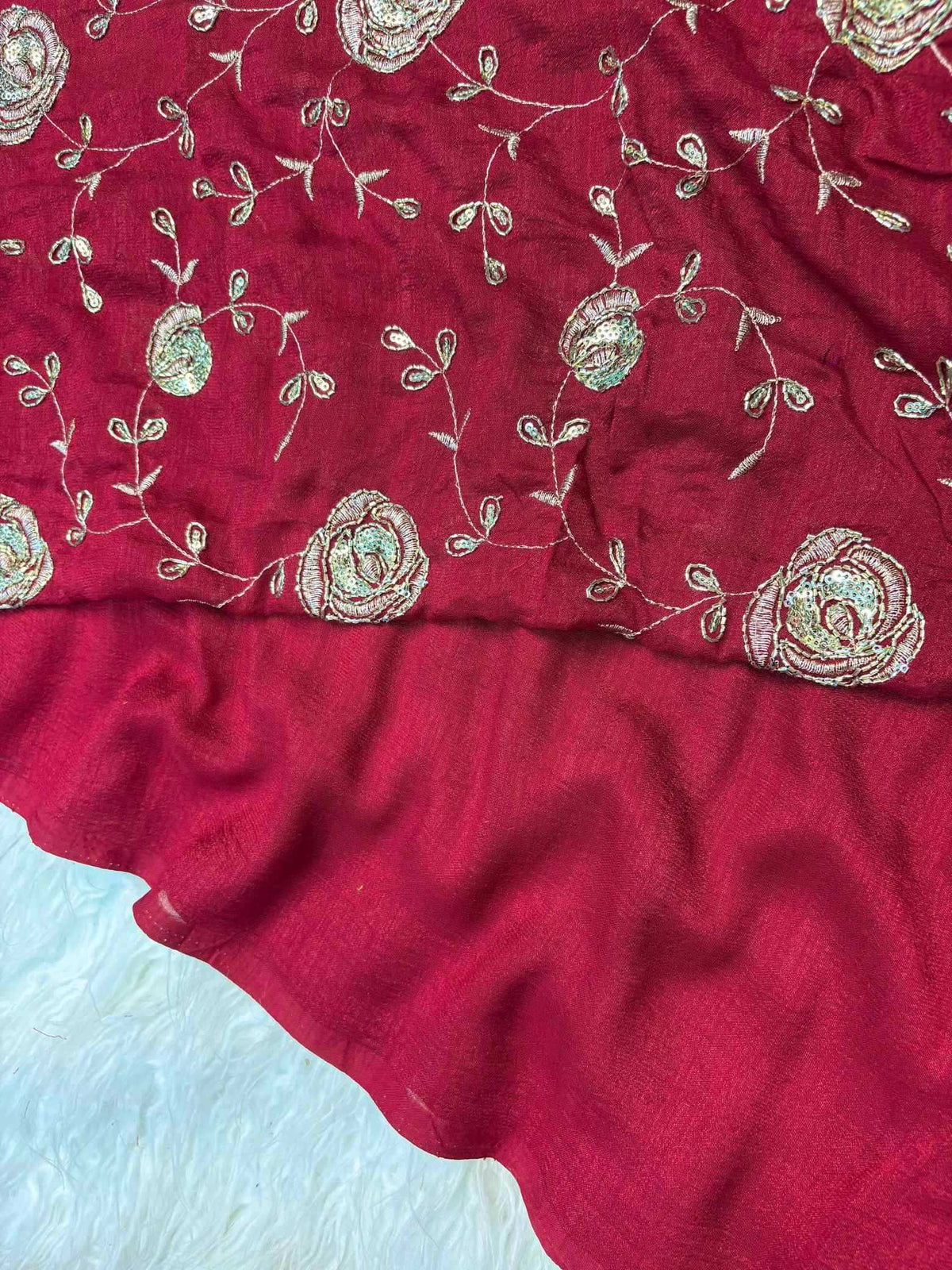 Vichitra Silk Party Wear Saree