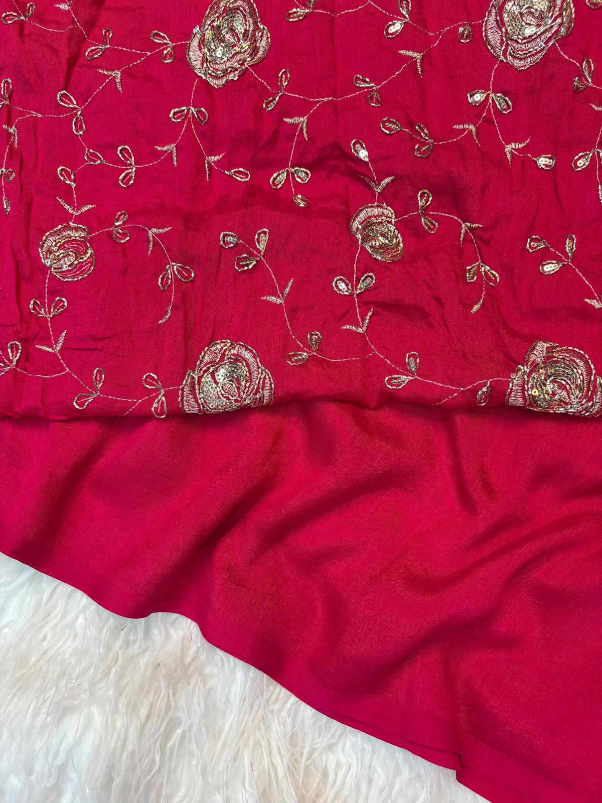 Vichitra Silk Party Wear Saree