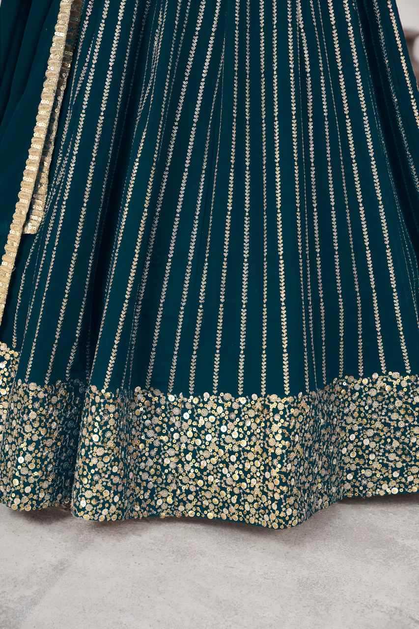 Georgette Embroidered Lehenga