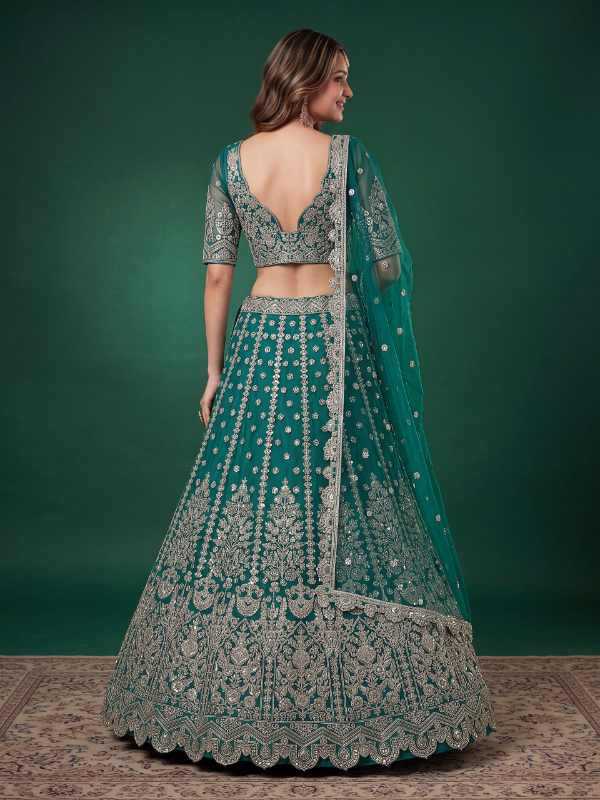 Soft Net Wedding Lehenga