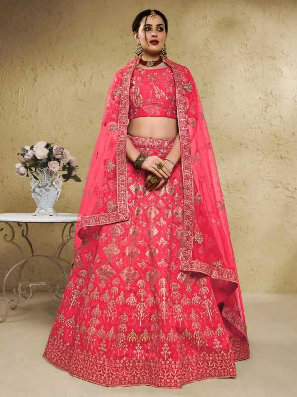 Art Silk Traditional Lehenga