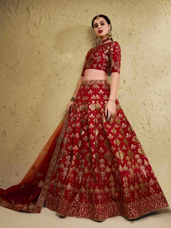 Art Silk Traditional Lehenga