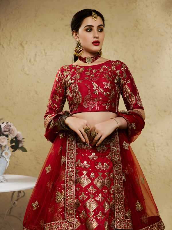 Art Silk Traditional Lehenga