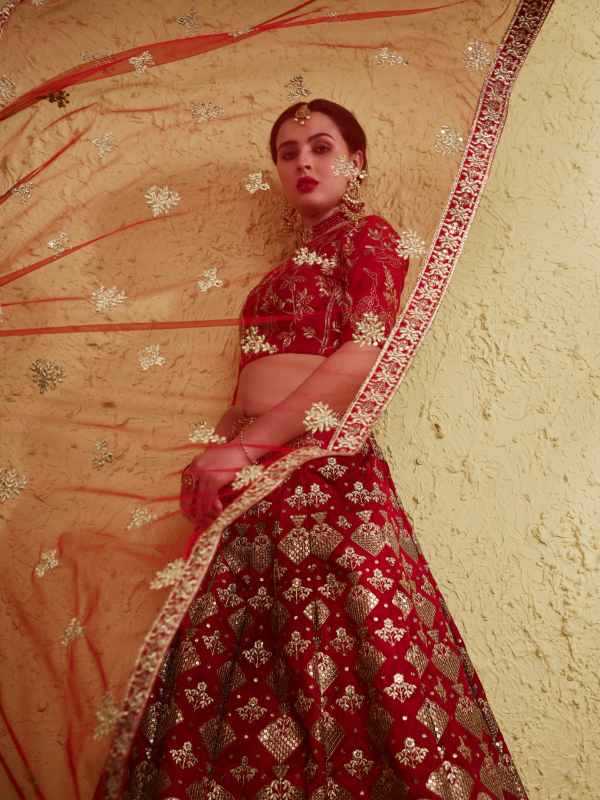 Art Silk Traditional Lehenga
