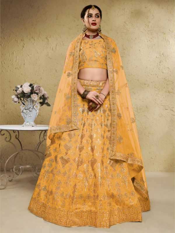 Art Silk Traditional Lehenga