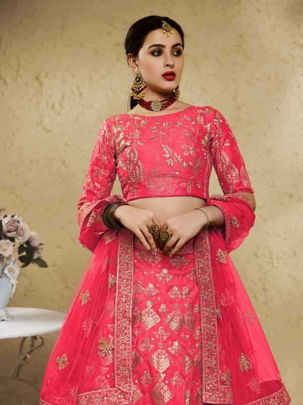Art Silk Traditional Lehenga