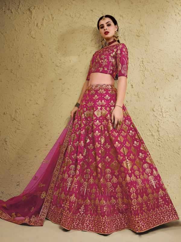Art Silk Traditional Lehenga