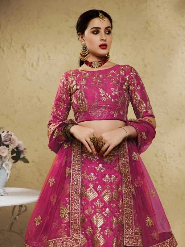 Art Silk Traditional Lehenga