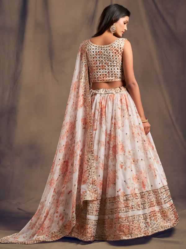 Organza Wedding Lehenga