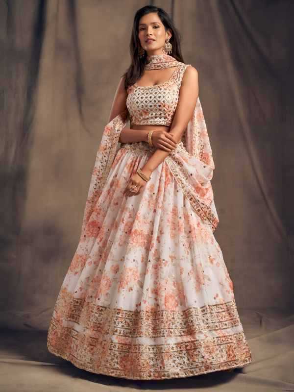 Organza Wedding Lehenga