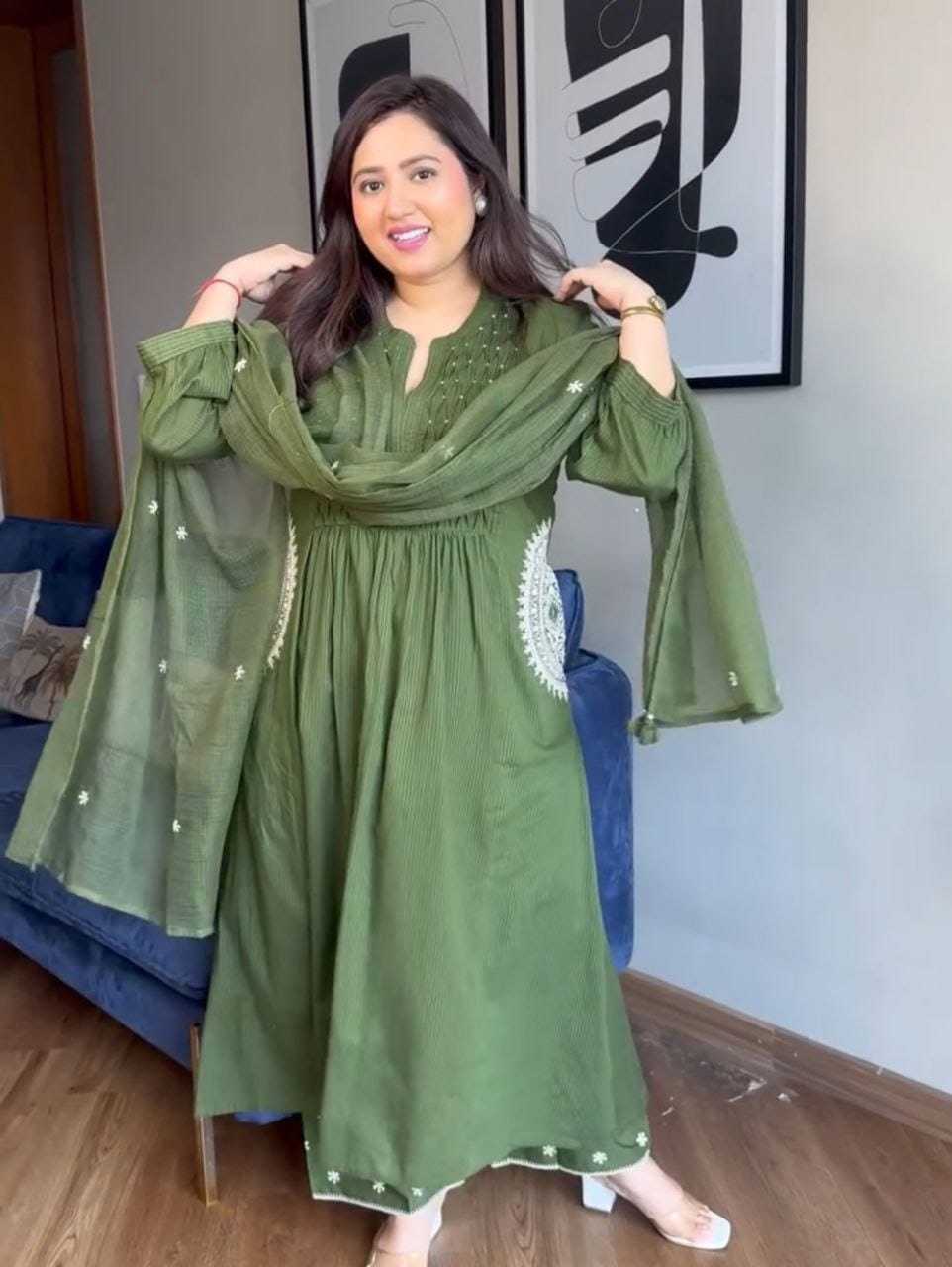 Pure Cotton Printed Suit