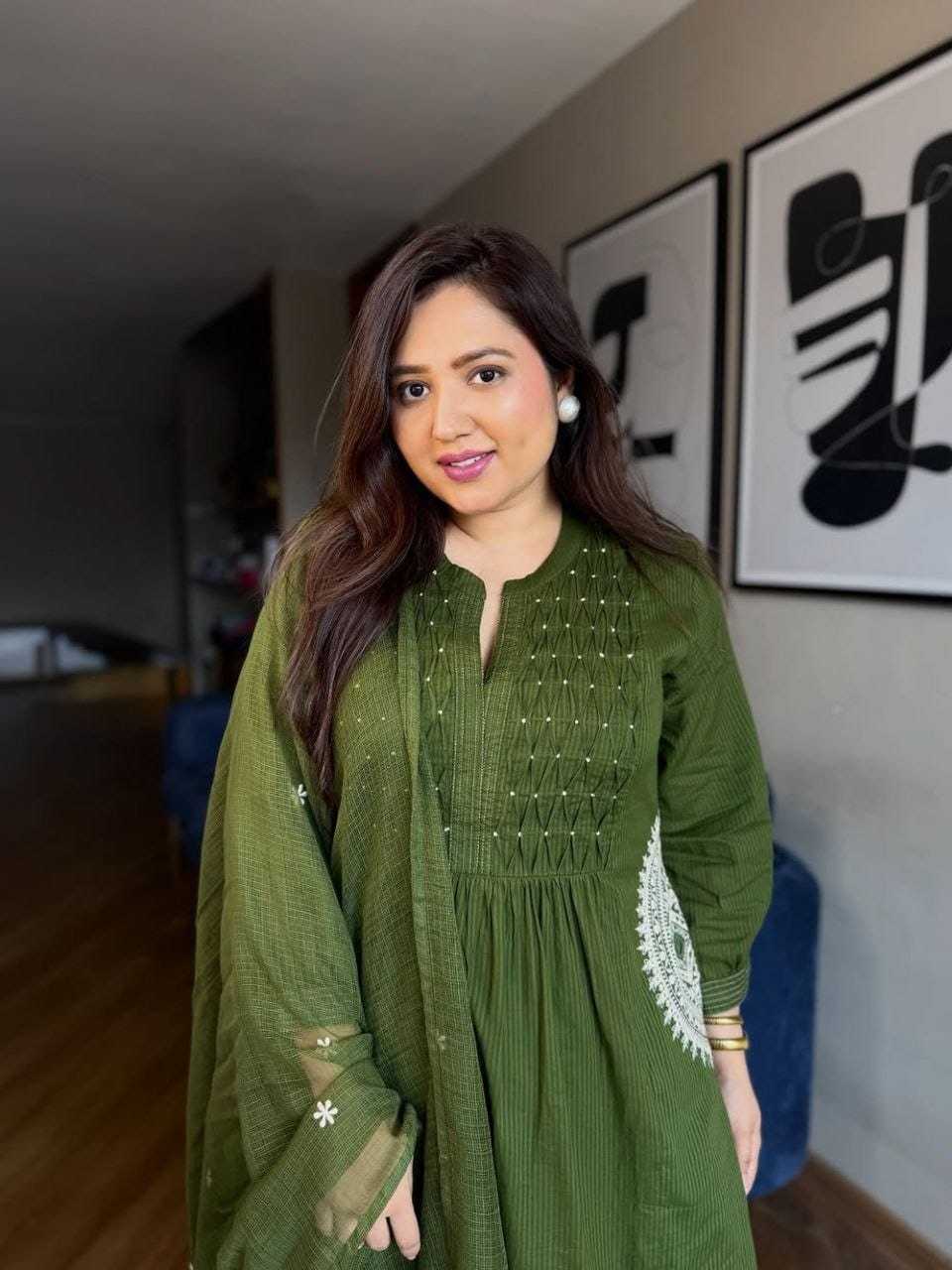 Pure Cotton Printed Suit