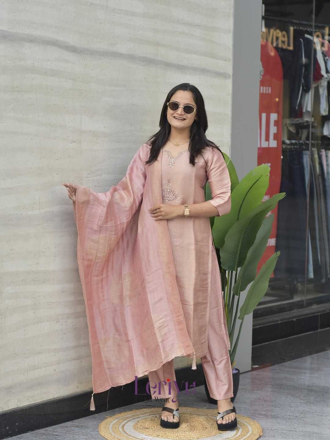 Radha Banarasi Cotton Party Wear Suit