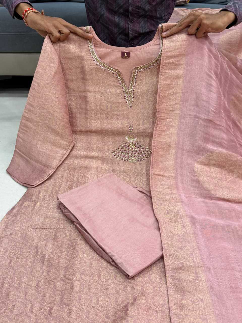 Radha Banarasi Cotton Party Wear Suit