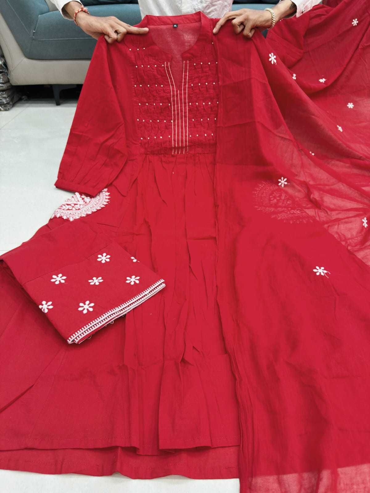 Cotton Embroidery Suit