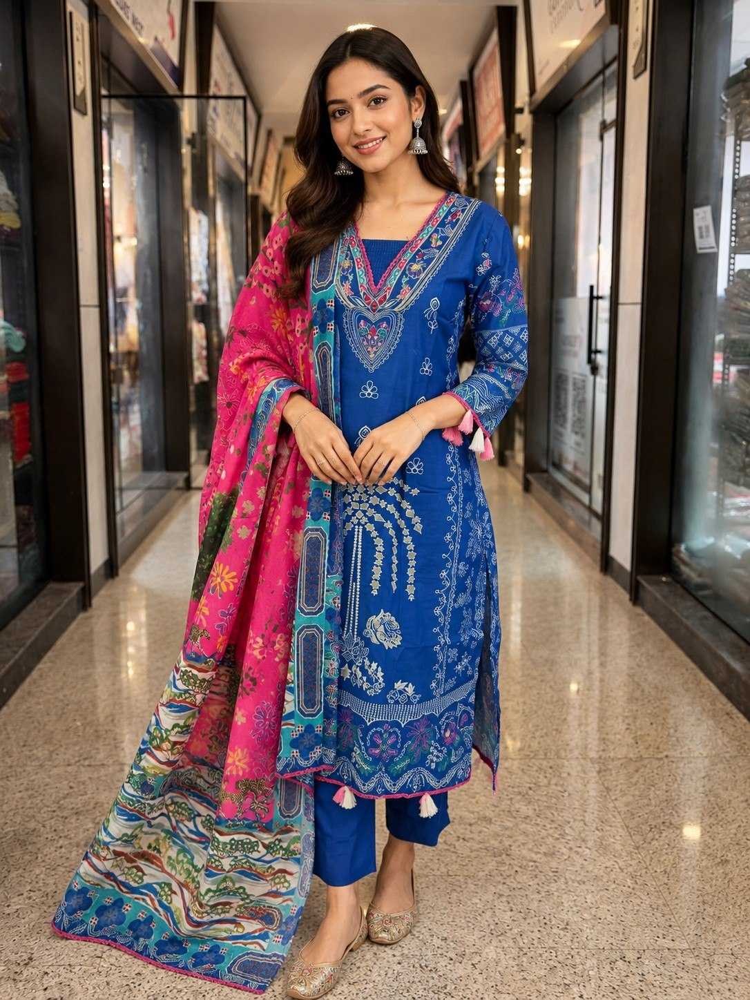 Russian Silk Ladies Suit