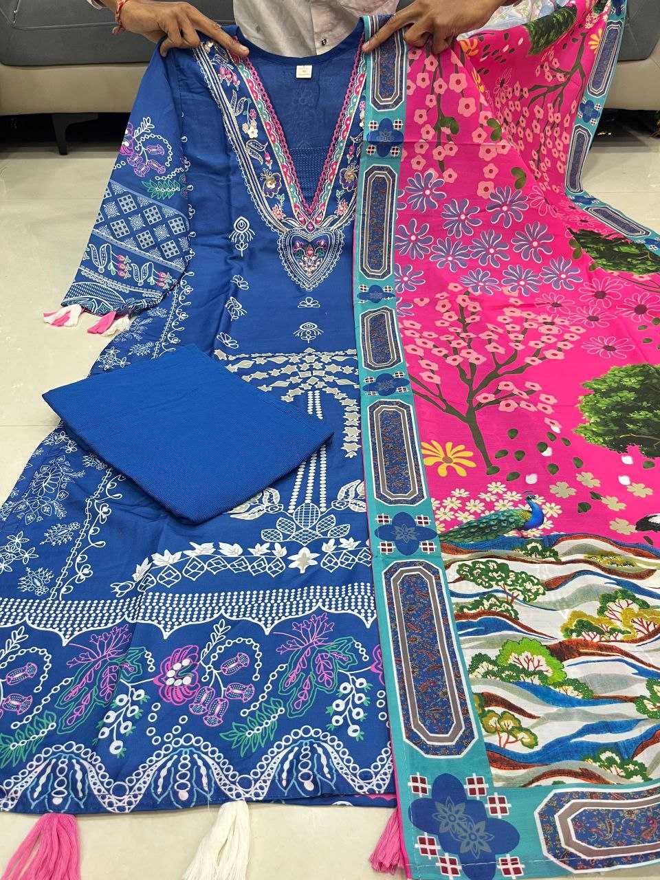 Russian Silk Ladies Suit