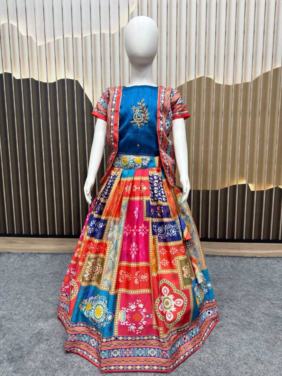 Chinon Silk Kids Lehenga