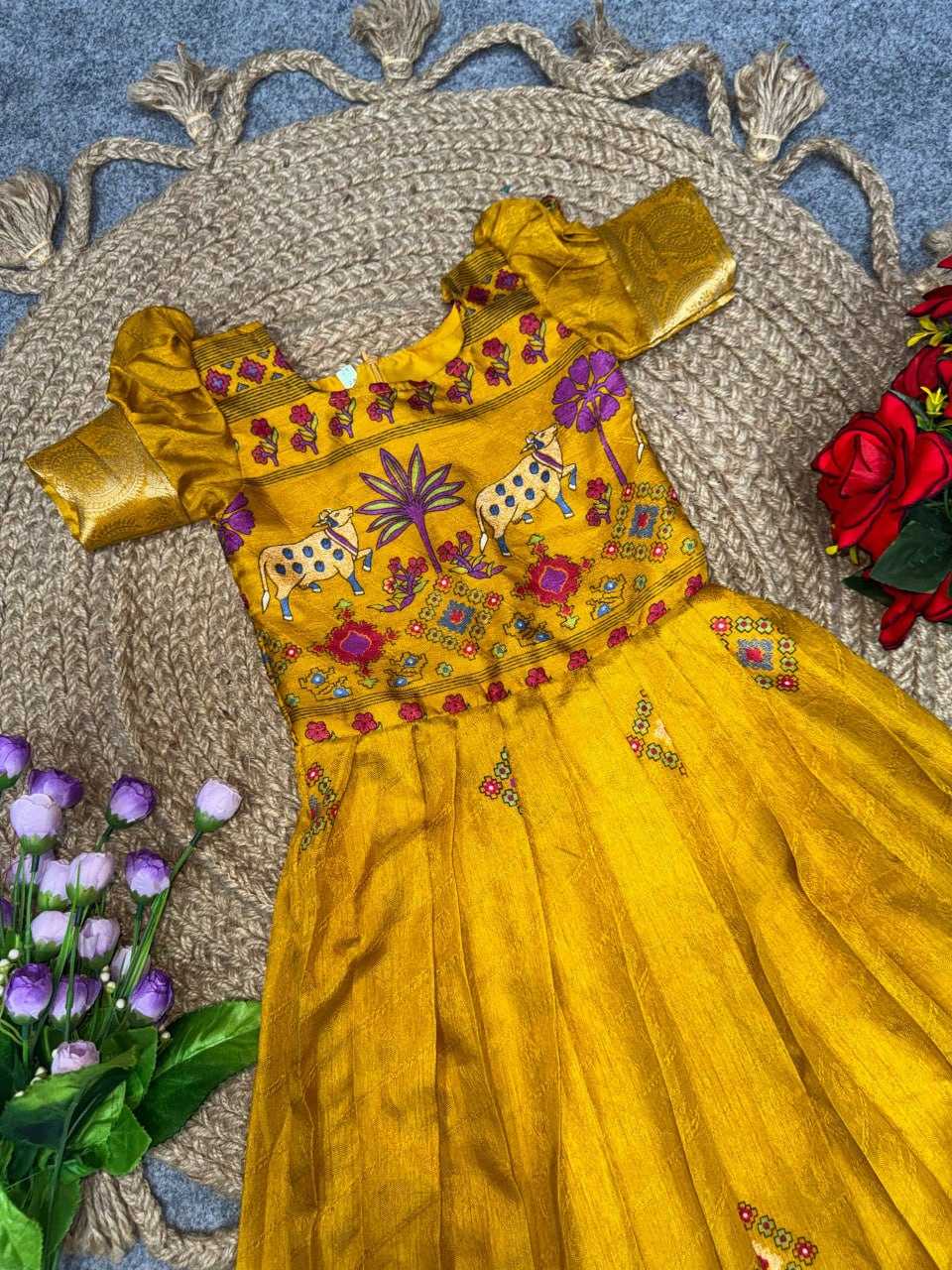 Soft Cotton Kids Designer Frock