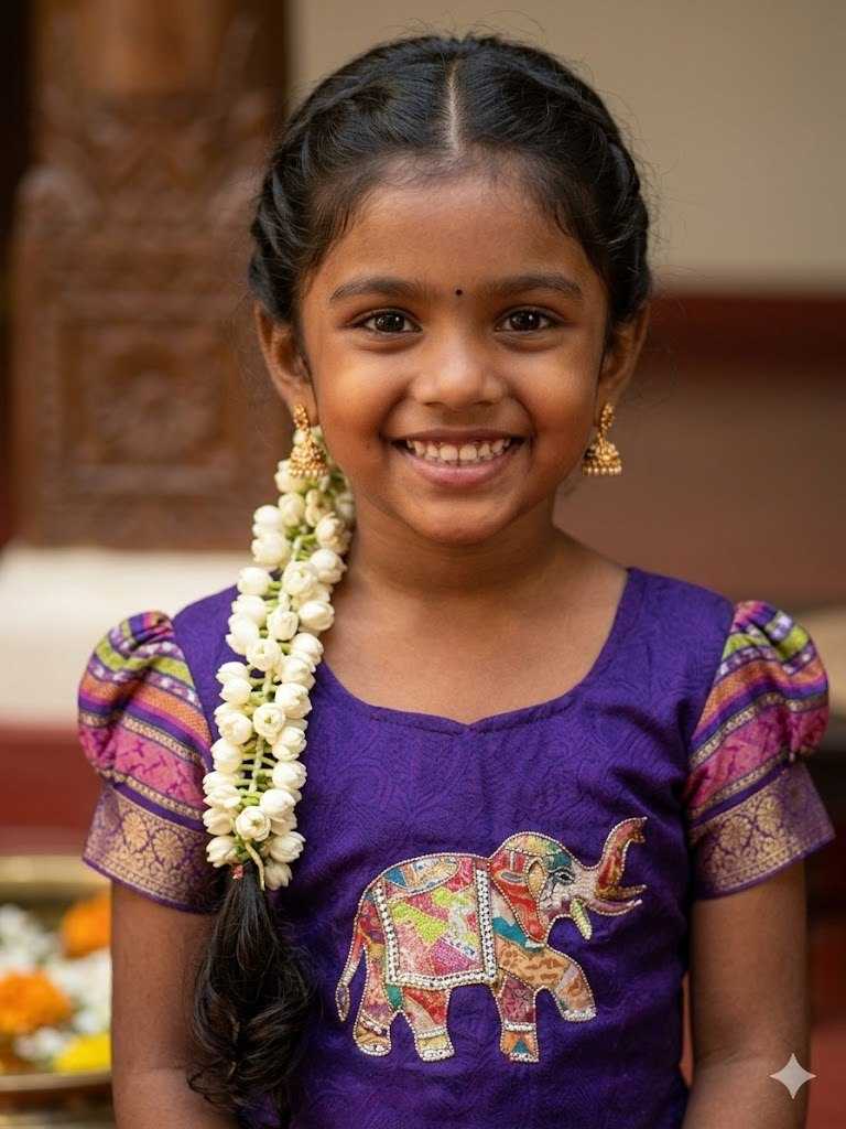 Soft Cotton Kids Lehenga