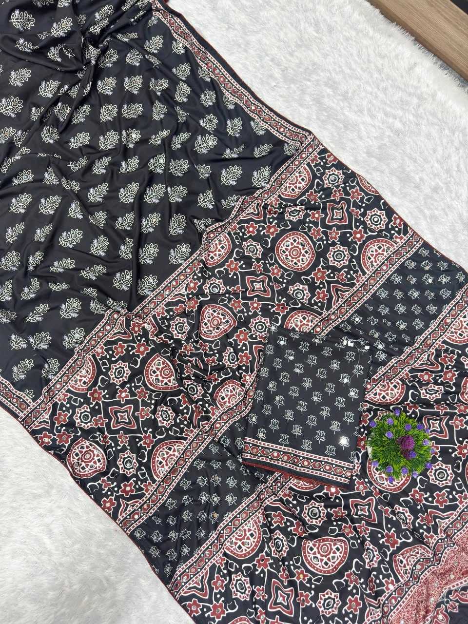 Heavy Crepe Designer Saree