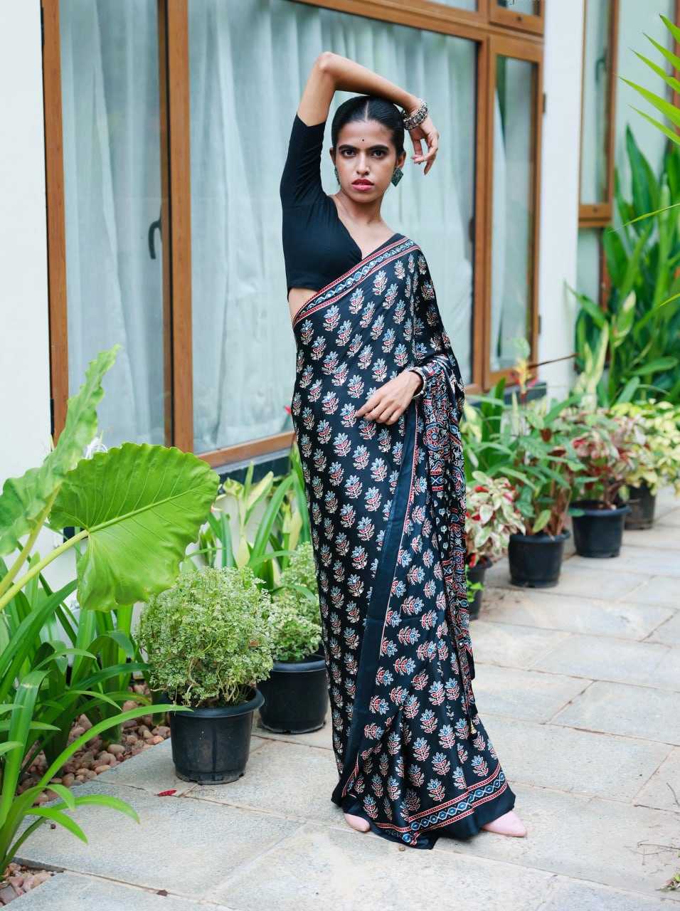 Heavy Crepe Designer Saree