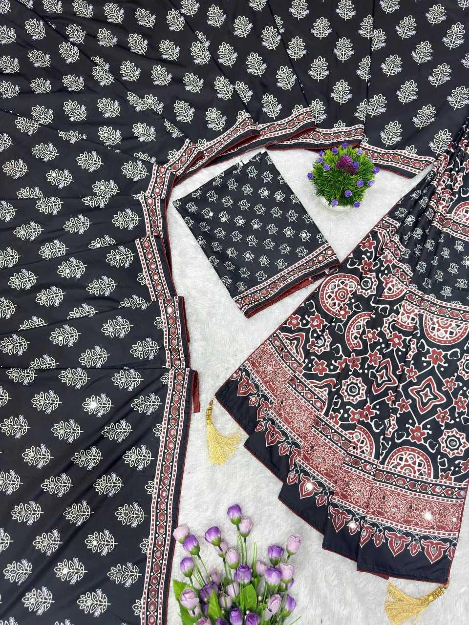 Heavy Crepe Designer Saree