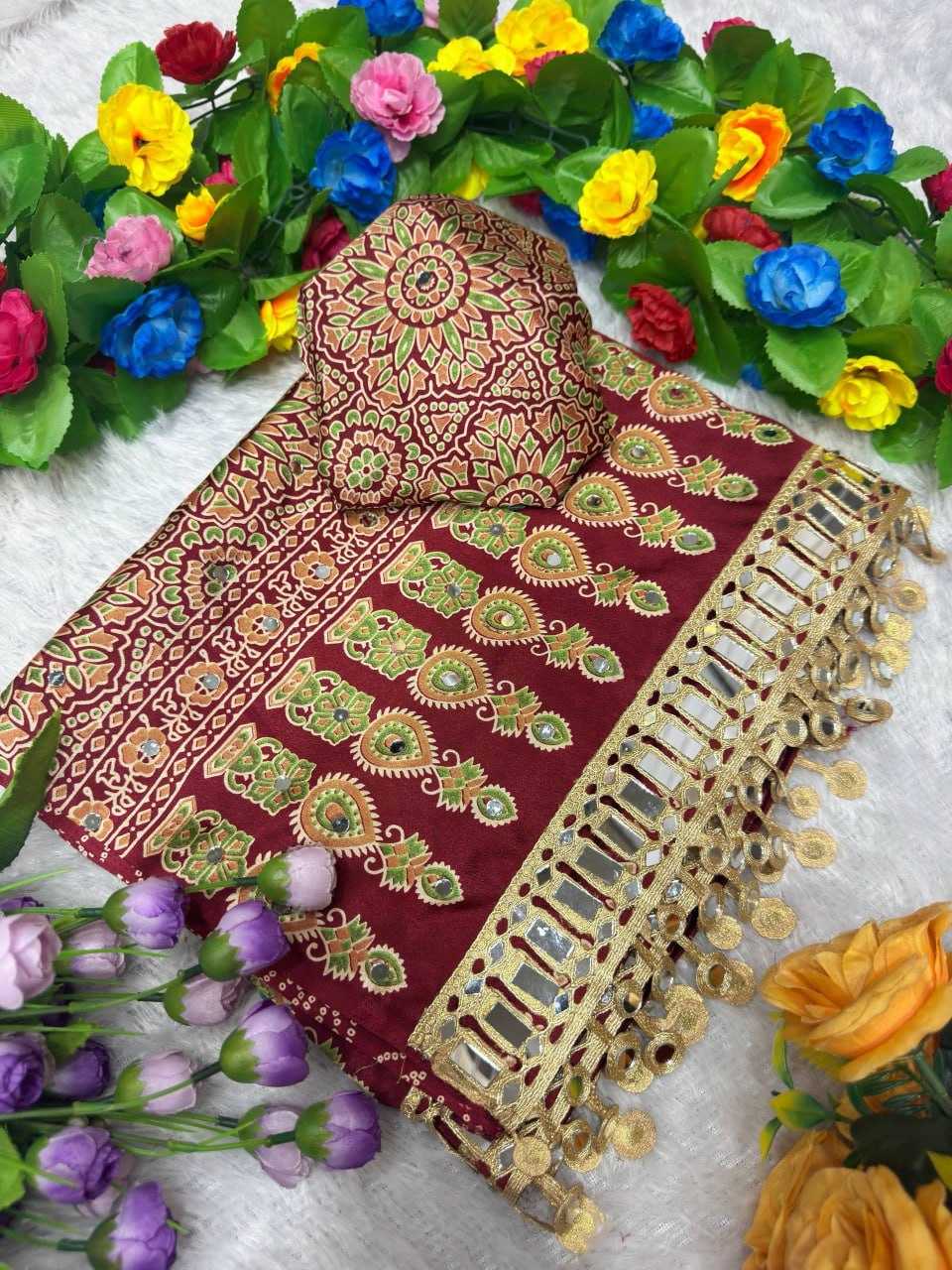 Viscose Printed Saree