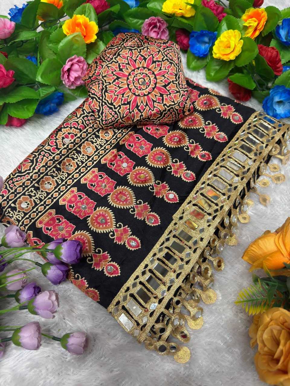 Viscose Printed Saree
