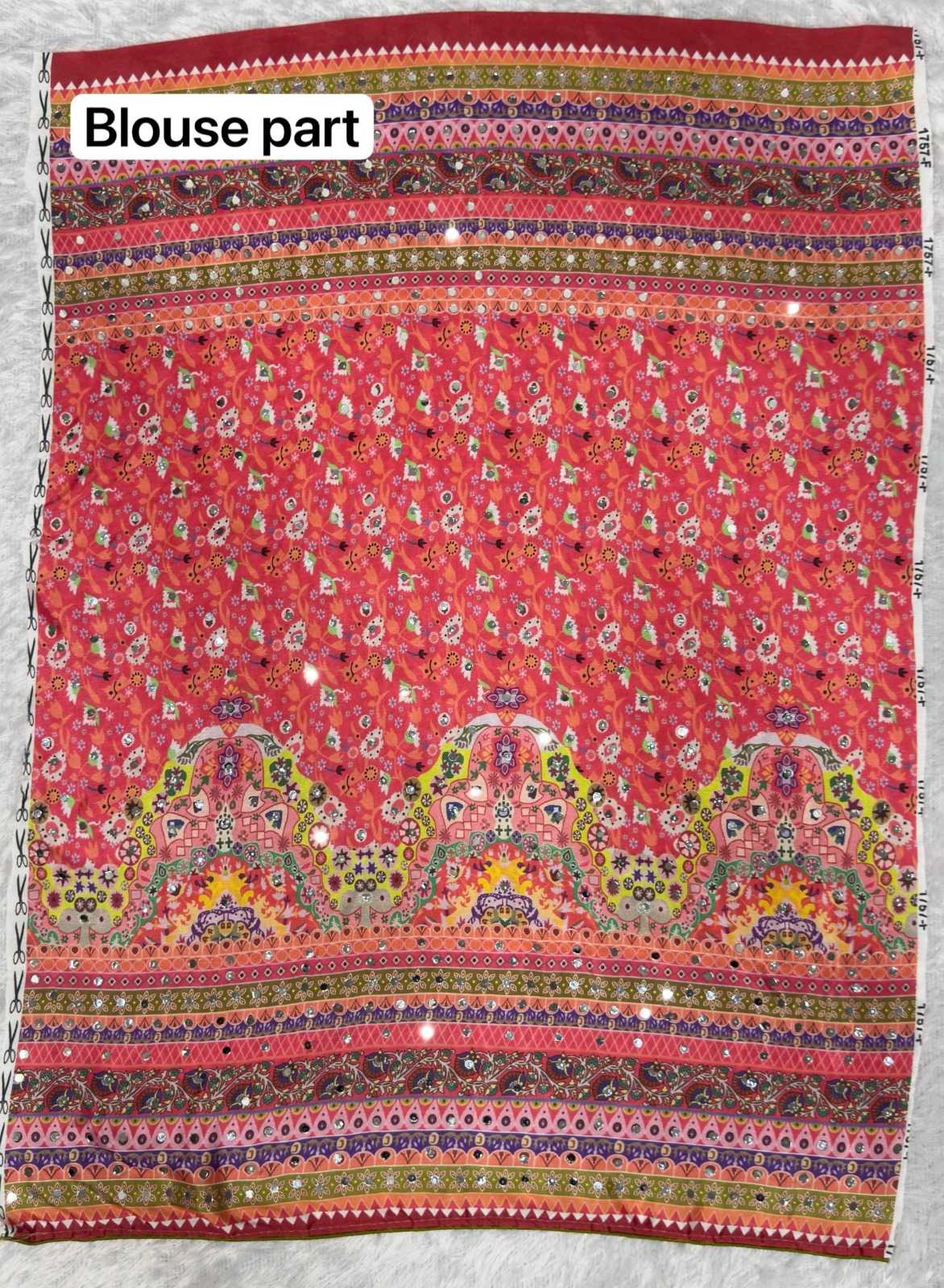 Chinon Silk Printed Saree 0139