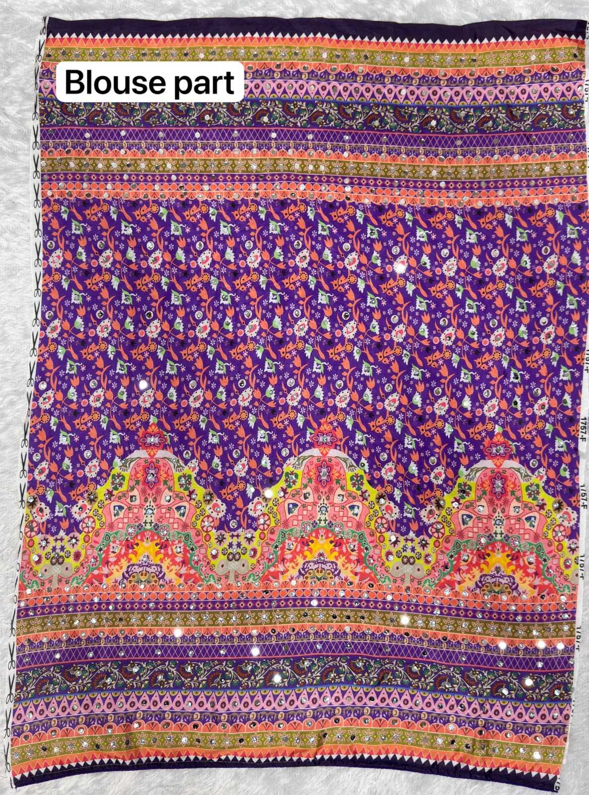 Chinon Silk Printed Saree 0139