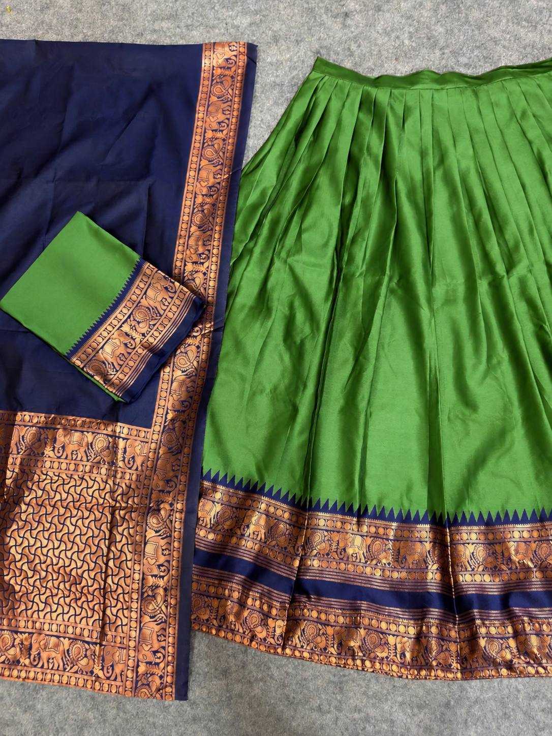 Silk Cotton Designer Lehenga