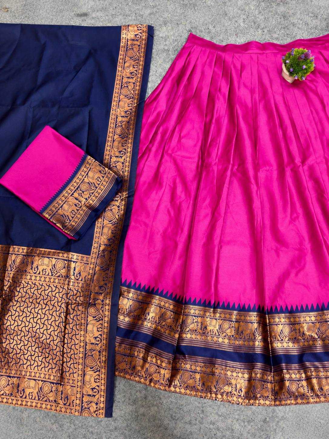 Silk Cotton Designer Lehenga