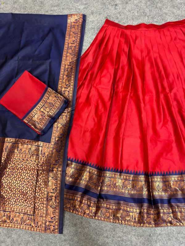 Silk Cotton Designer Lehenga